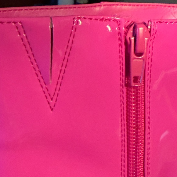 INC International Concepts NWT “ Stunning Barbie “ Hot Pink Heeled Boots (SH114) - Picture 10 of 10